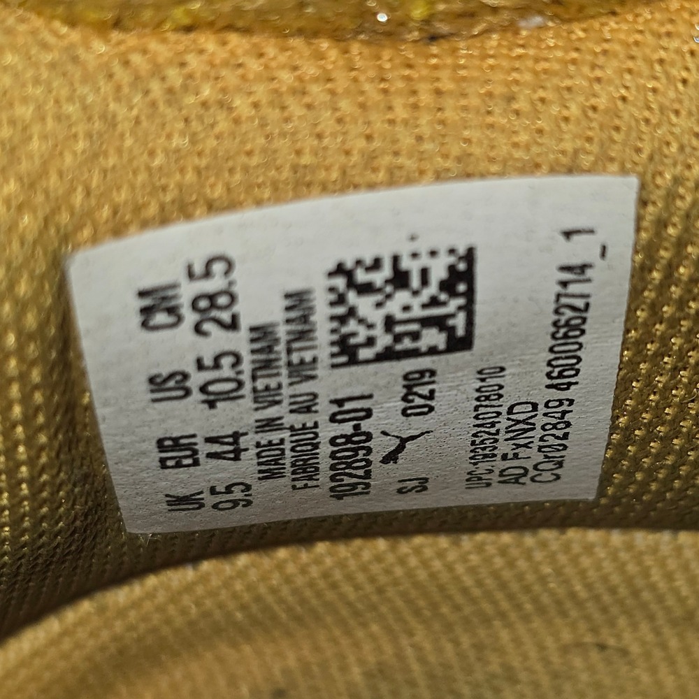Puma Clyde Court Title Run Gold Metallic Basketball Shoes‎ Mens 10.5 - Picture 5 of 6